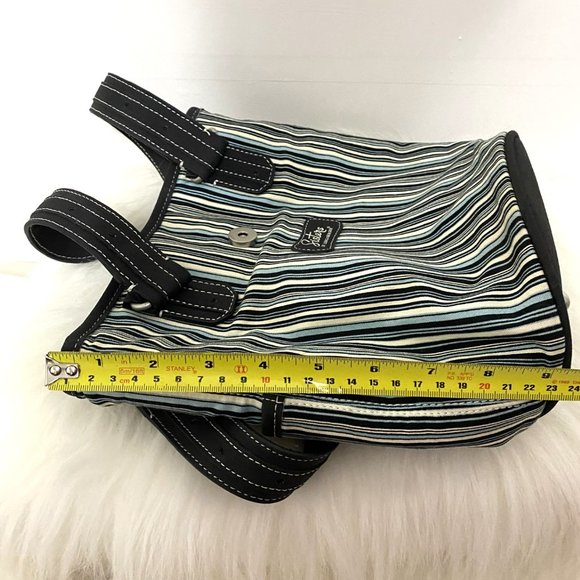 Sisters by Longaberger Mini Striped Bucket Purse - Picture 8 of 12